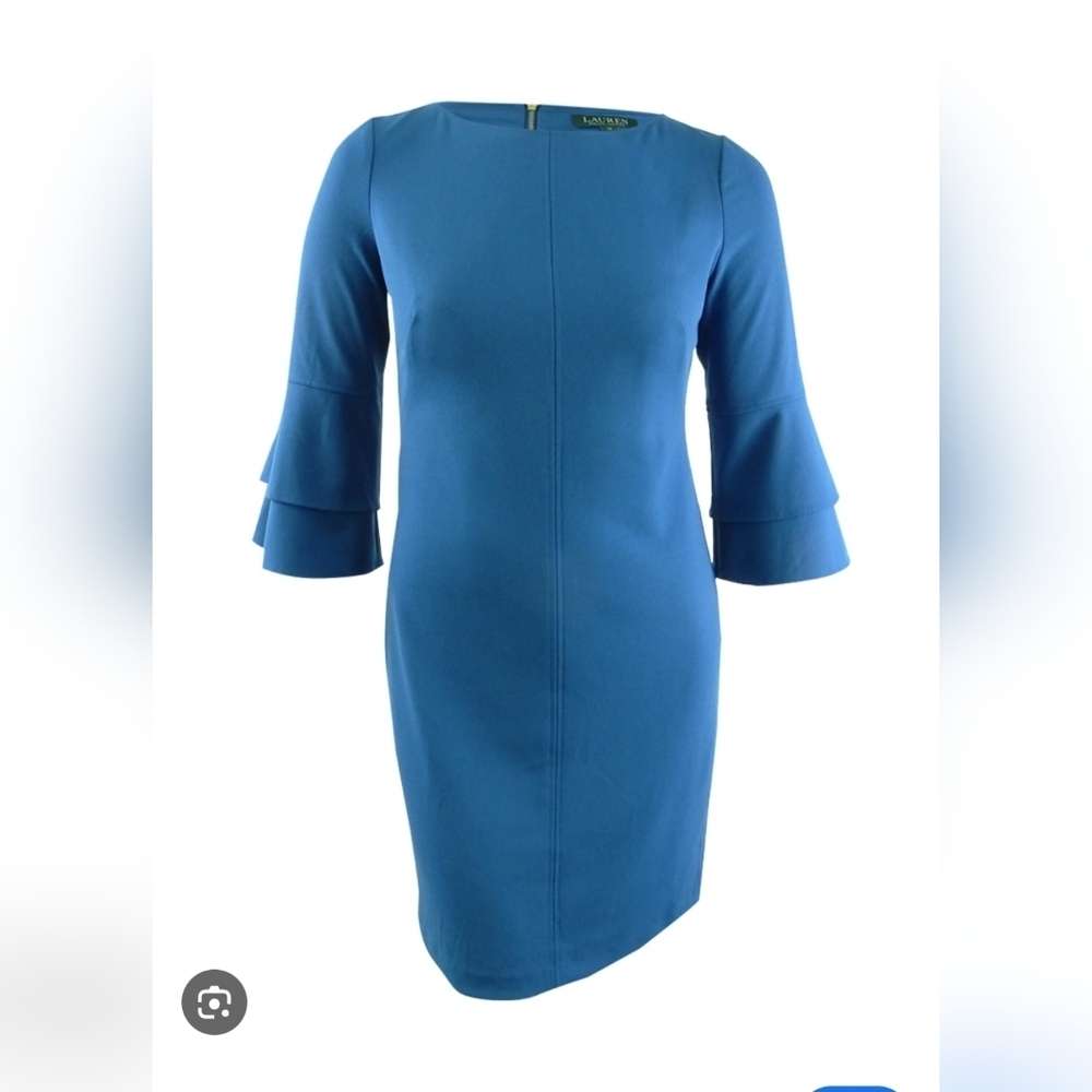 Elegant Blue Women's Dress